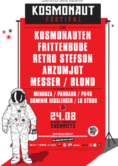 Flyer KOSMONAUT Festival